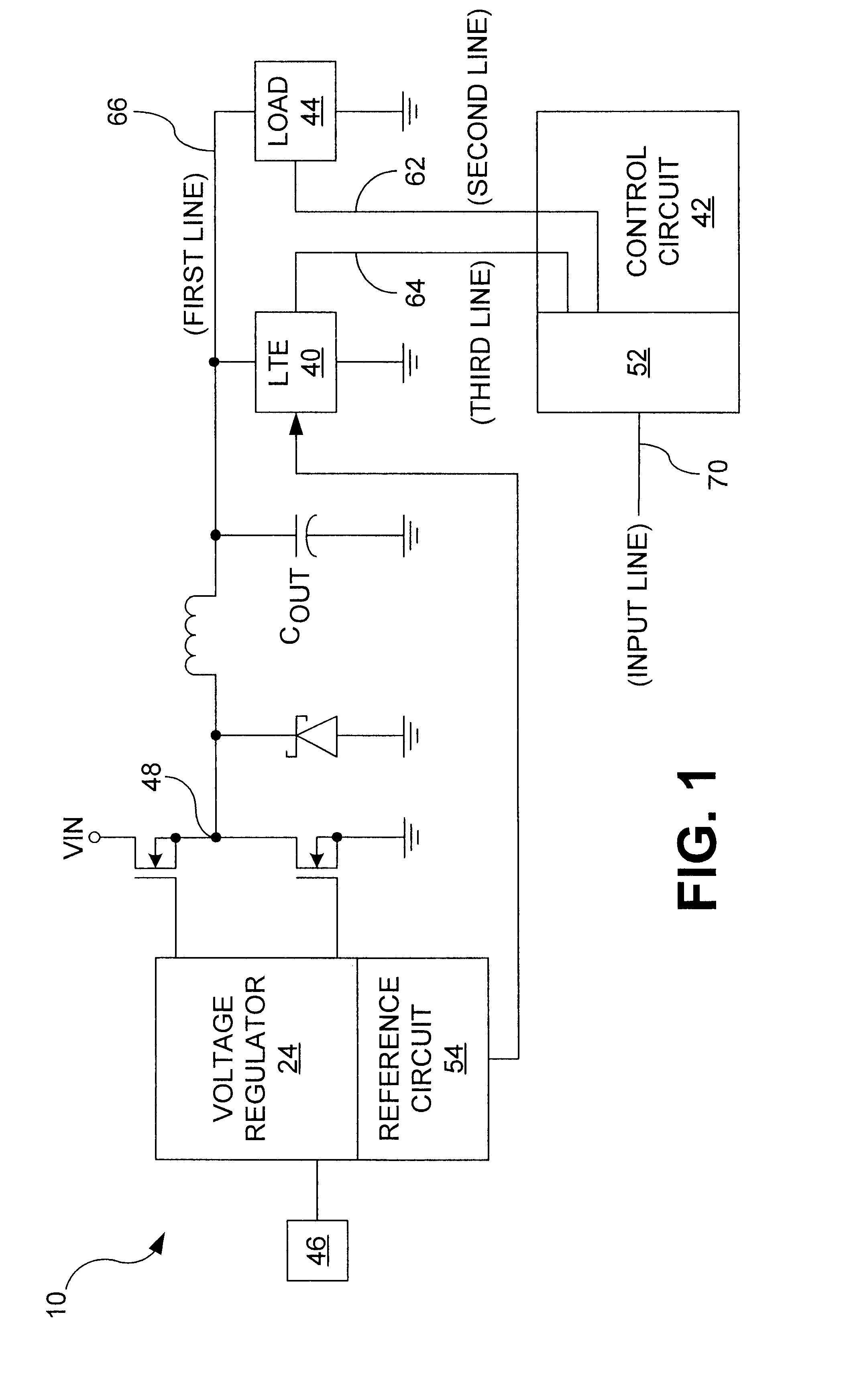 Programmable load transient compensator for reducing the transient response time to a load capable of operating at multiple power consumption levels
