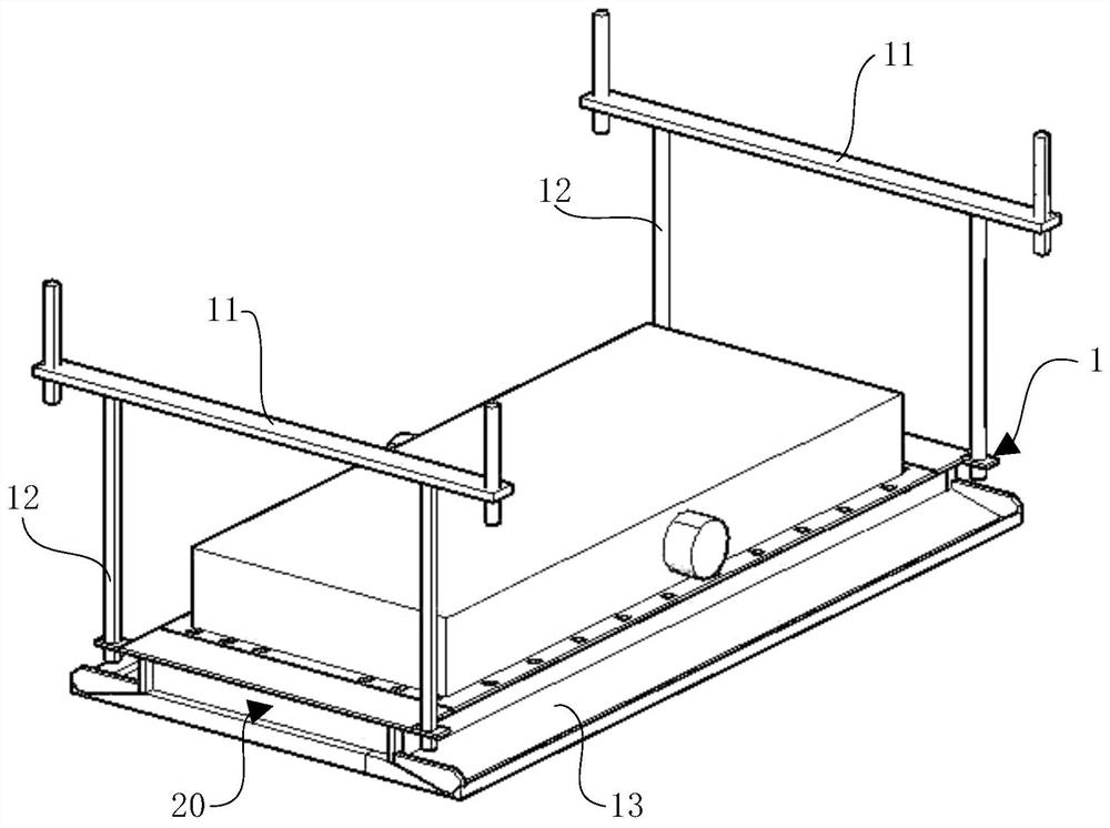 Four-pipe active chilled beam equipment and mounting method thereof