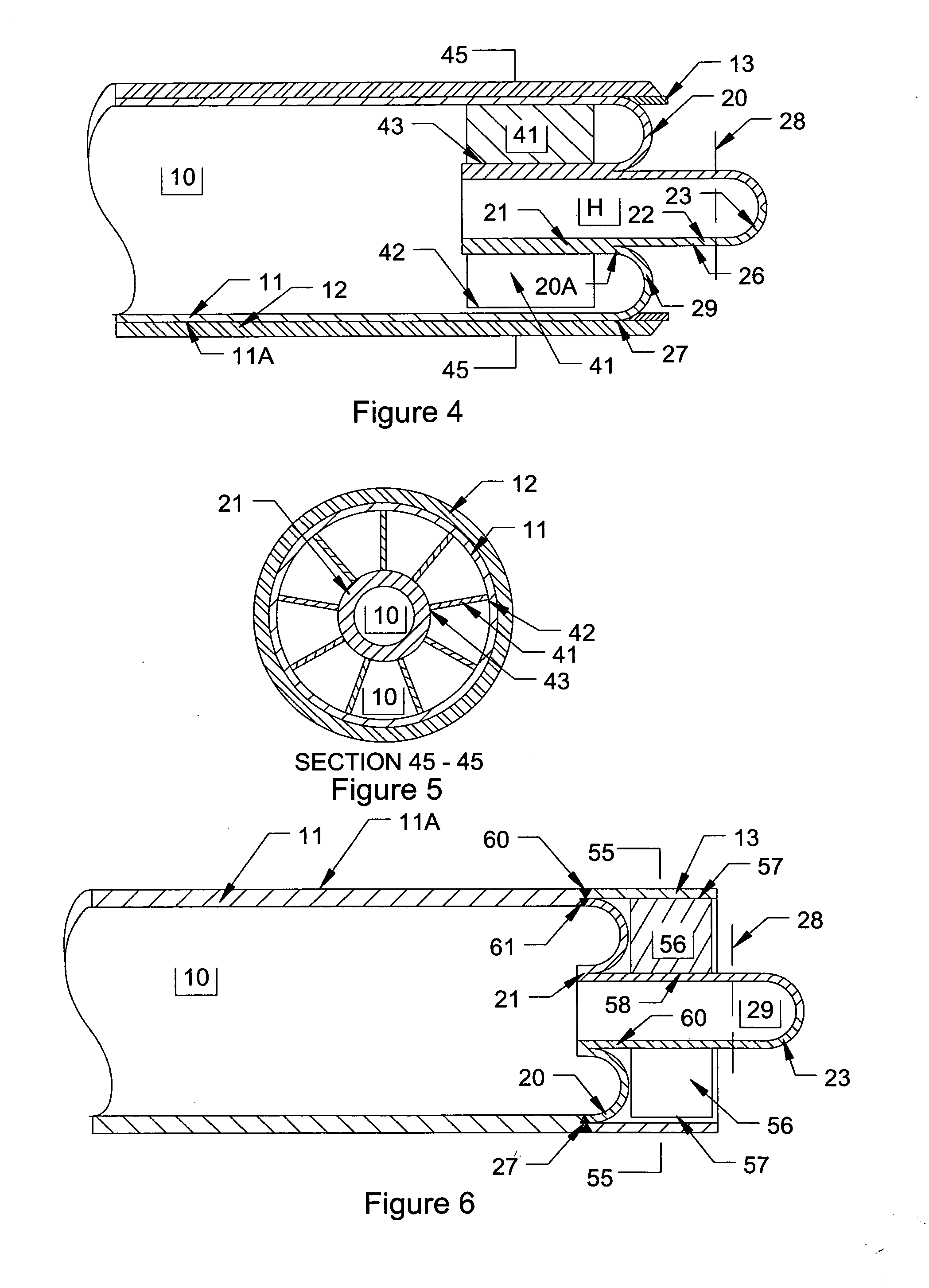 End fitting for pressure vessel