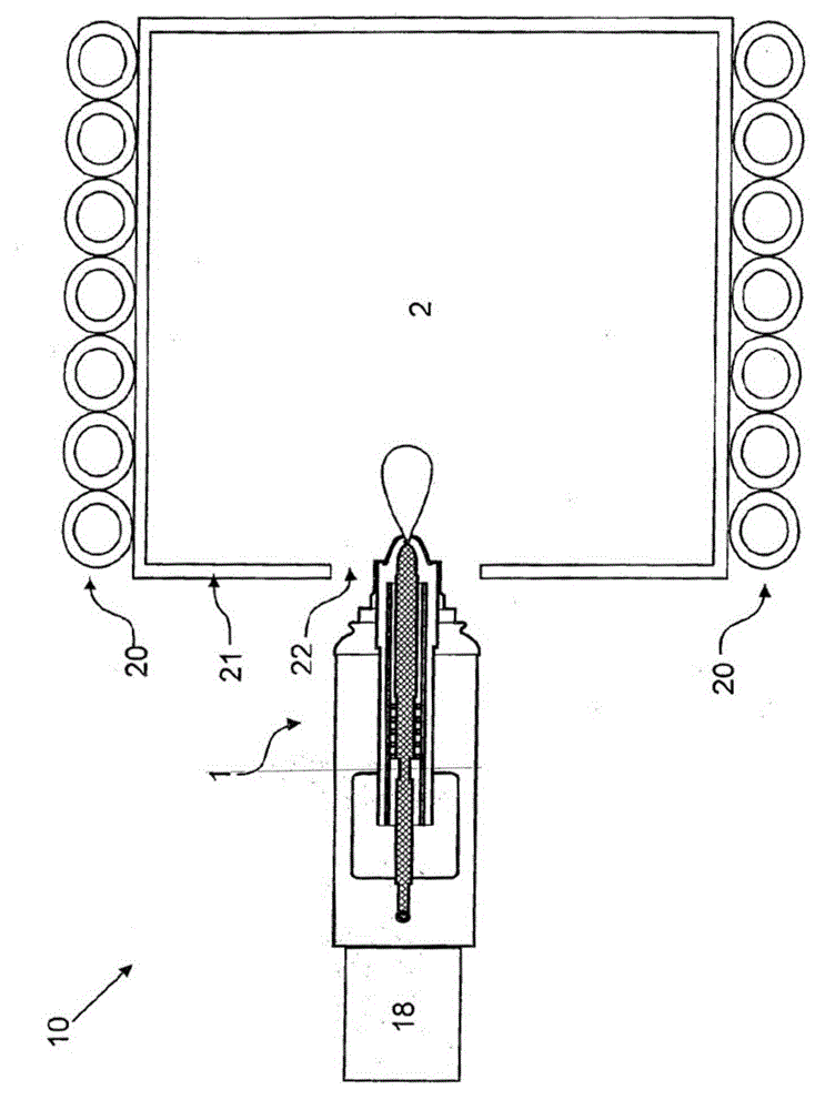 Plasmatron and heating devices comprising a plasmatron