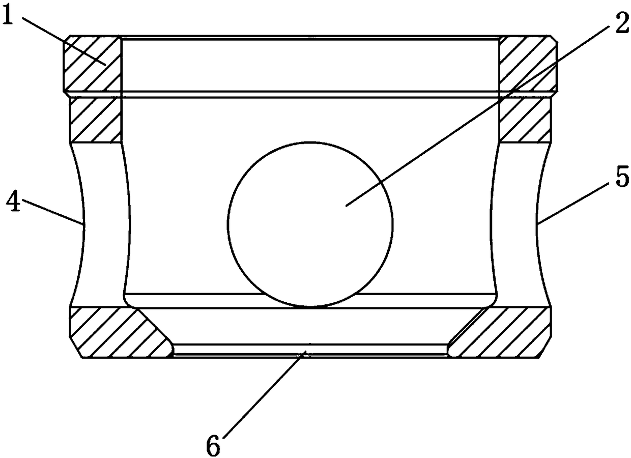 Integral straight-through valve seat for ultrahigh-pressure plunger pressure pump for shale gas extraction