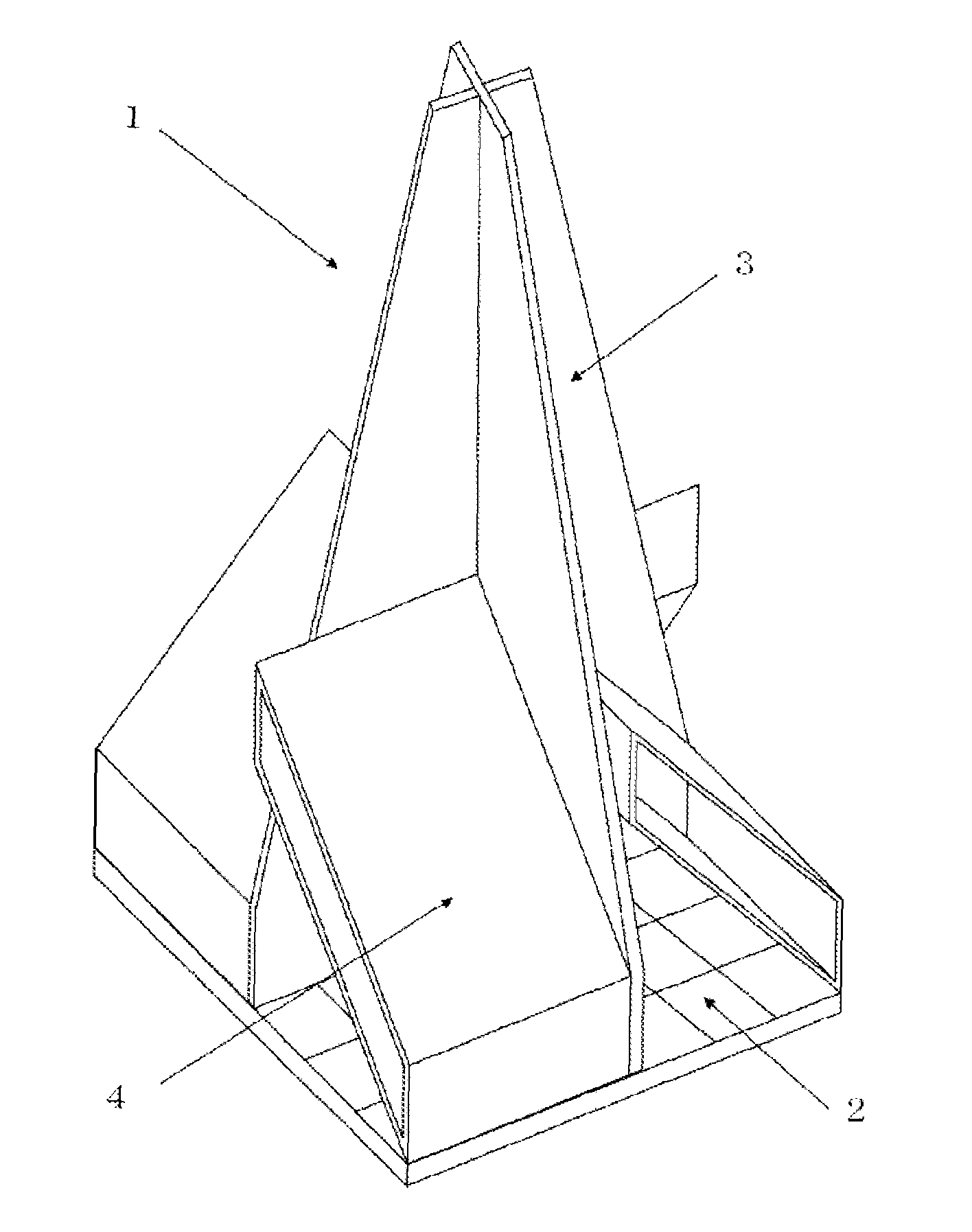 Combined electromagnetic wave absorber