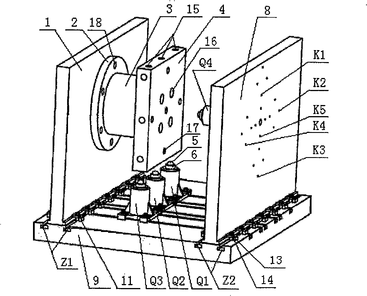 Six-dimension force sensor calibration device