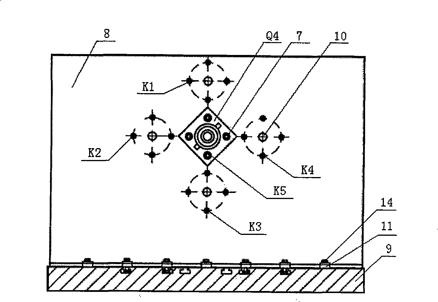 Six-dimension force sensor calibration device