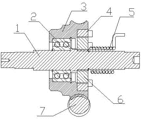 Duration test device of automatic adjustment arm