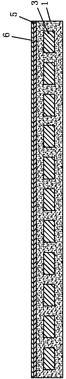 Plastic composite board and preparation method thereof