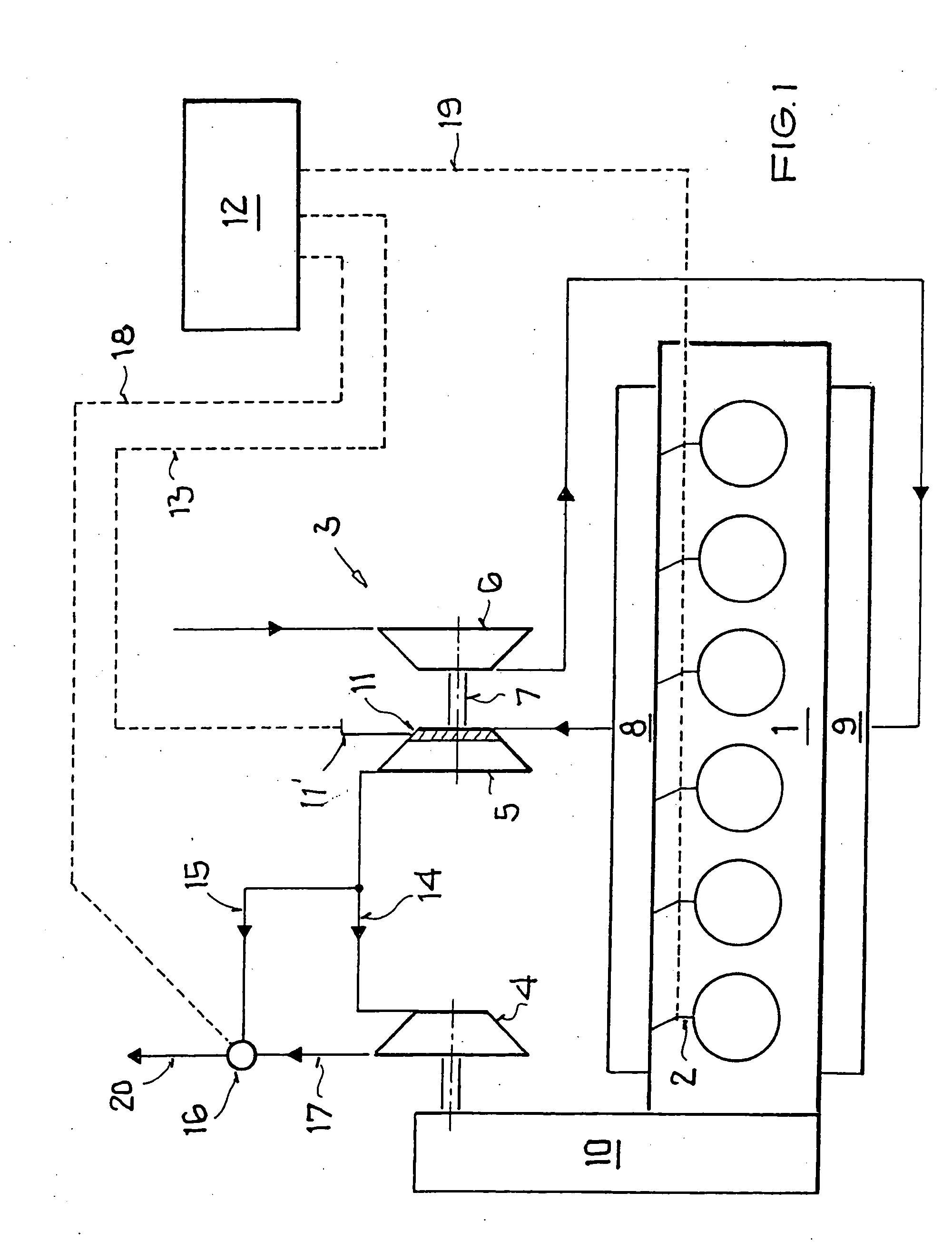 Internal combustion engine comprising an engine braking arrangement