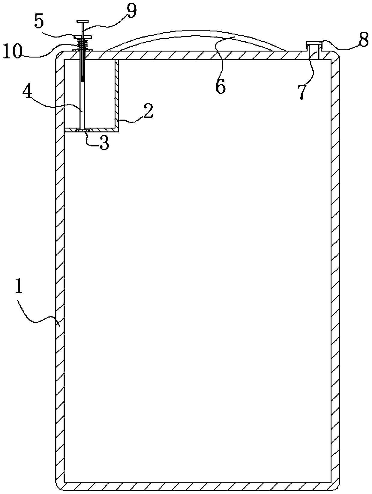 Oil bottle capable of quantitatively pouring oil