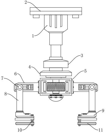 Hoisting fixture for automobile flywheel casing casting and using method of the hoisting fixture