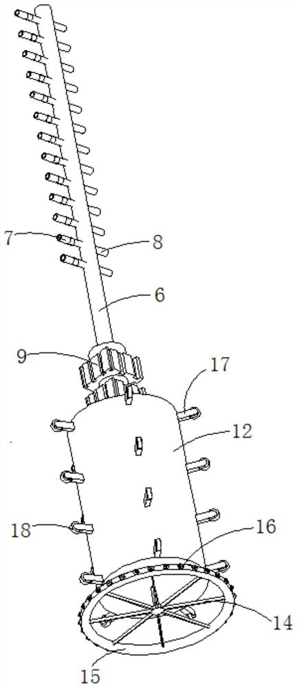 A power cable duct cleaning device and using method thereof