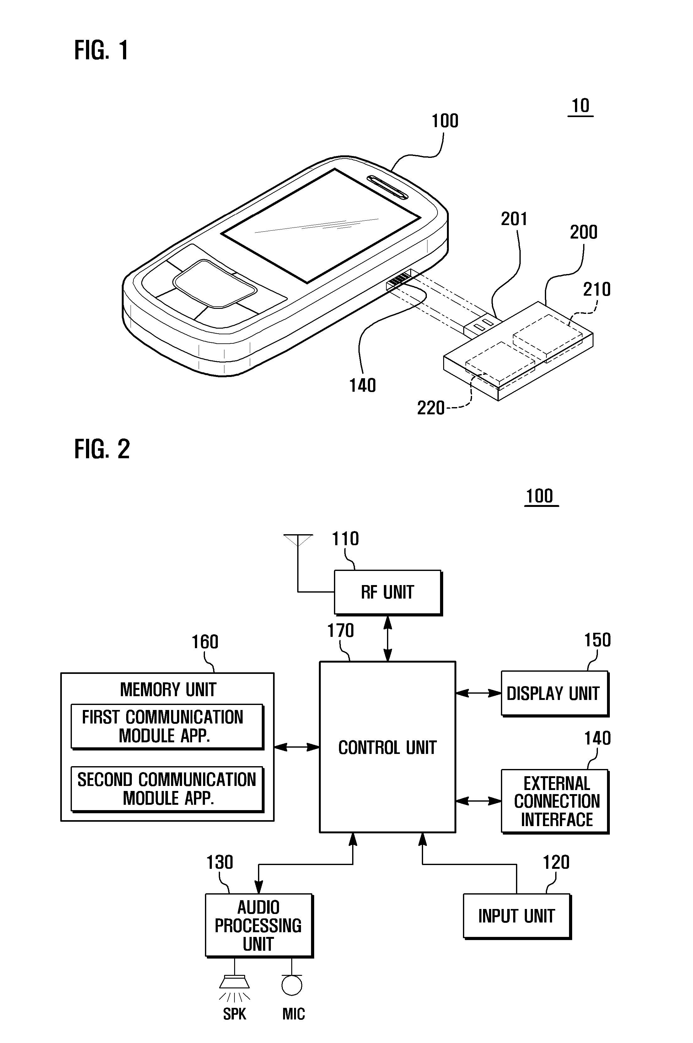 Integral communication device and control method thereof