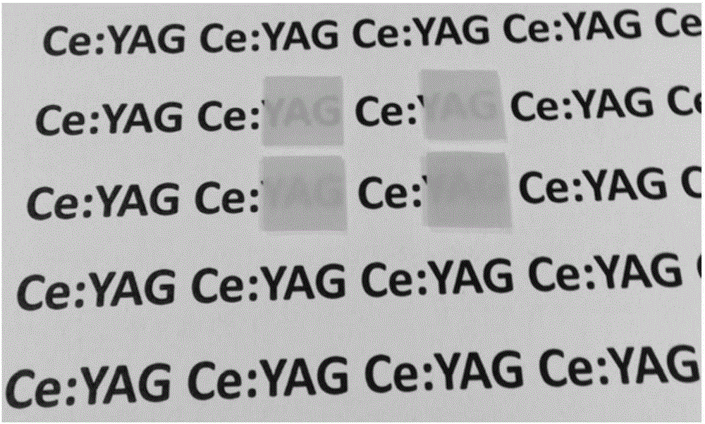 Ce:YAG glass ceramic as well as preparation method and application thereof