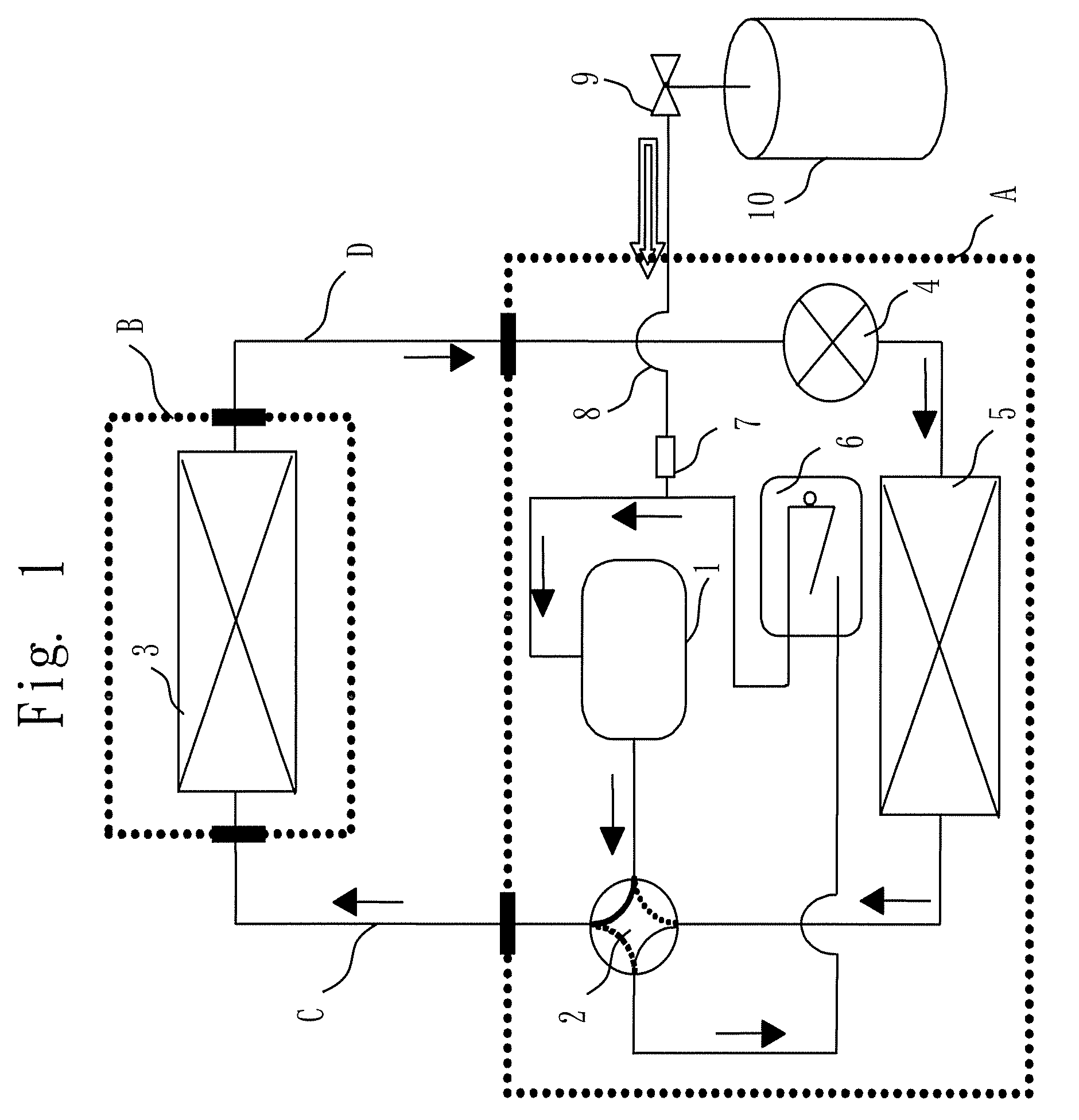 Refrigerant filling apparatus of refrigerating and air conditioning apparatus and refrigerant filling method of refrigerating and air conditioning apparatus