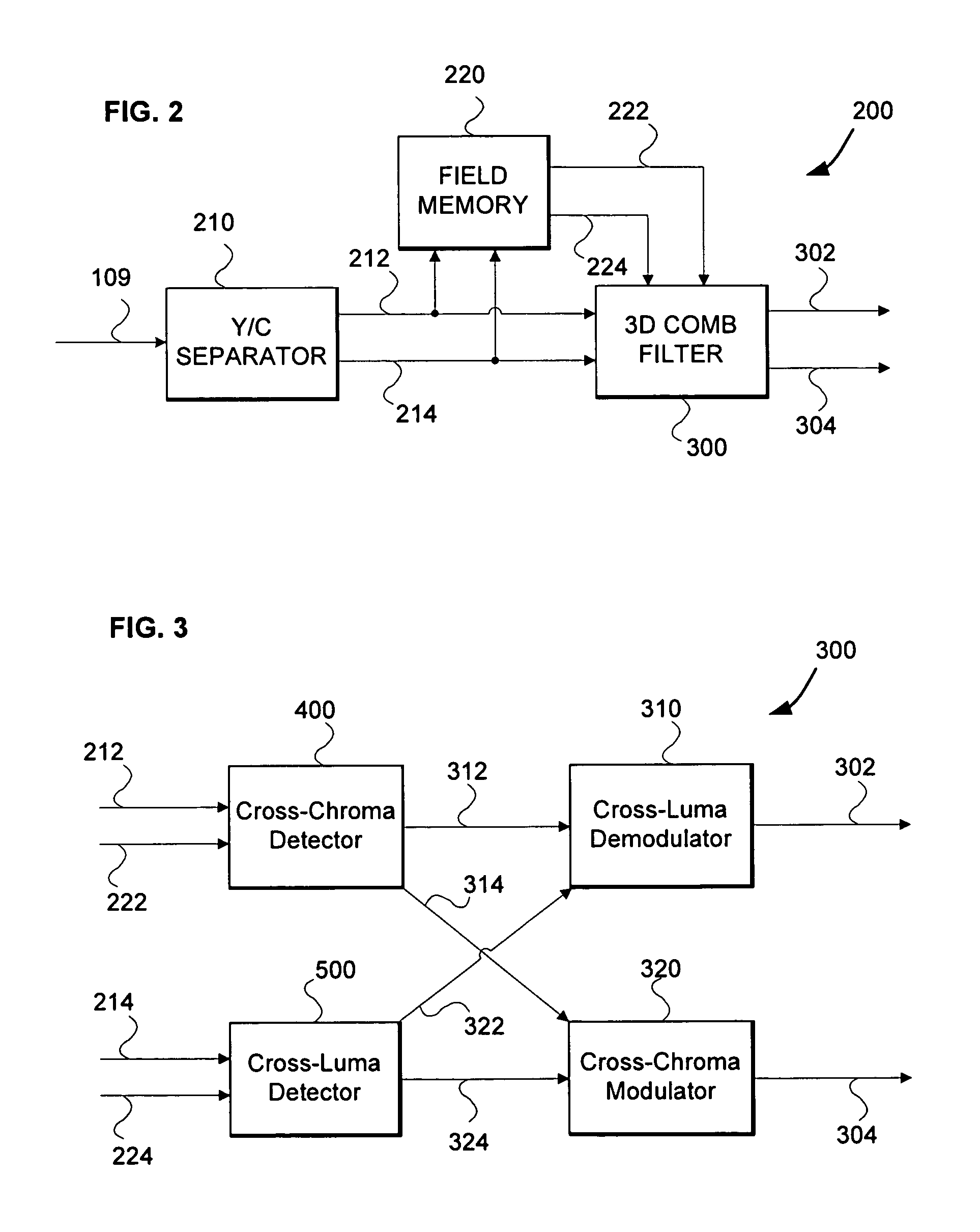 Comb filter system and method