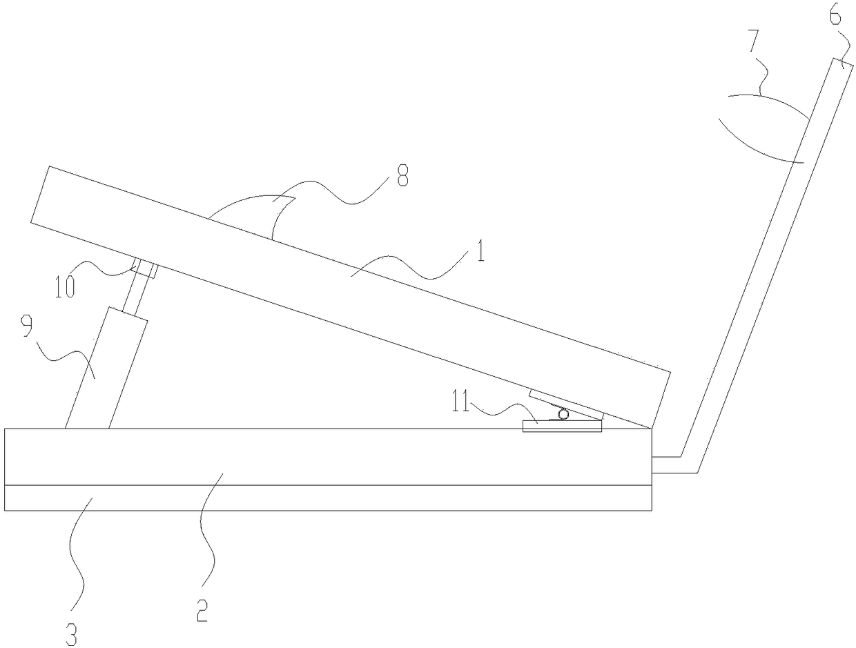 Foot rest for learning desk