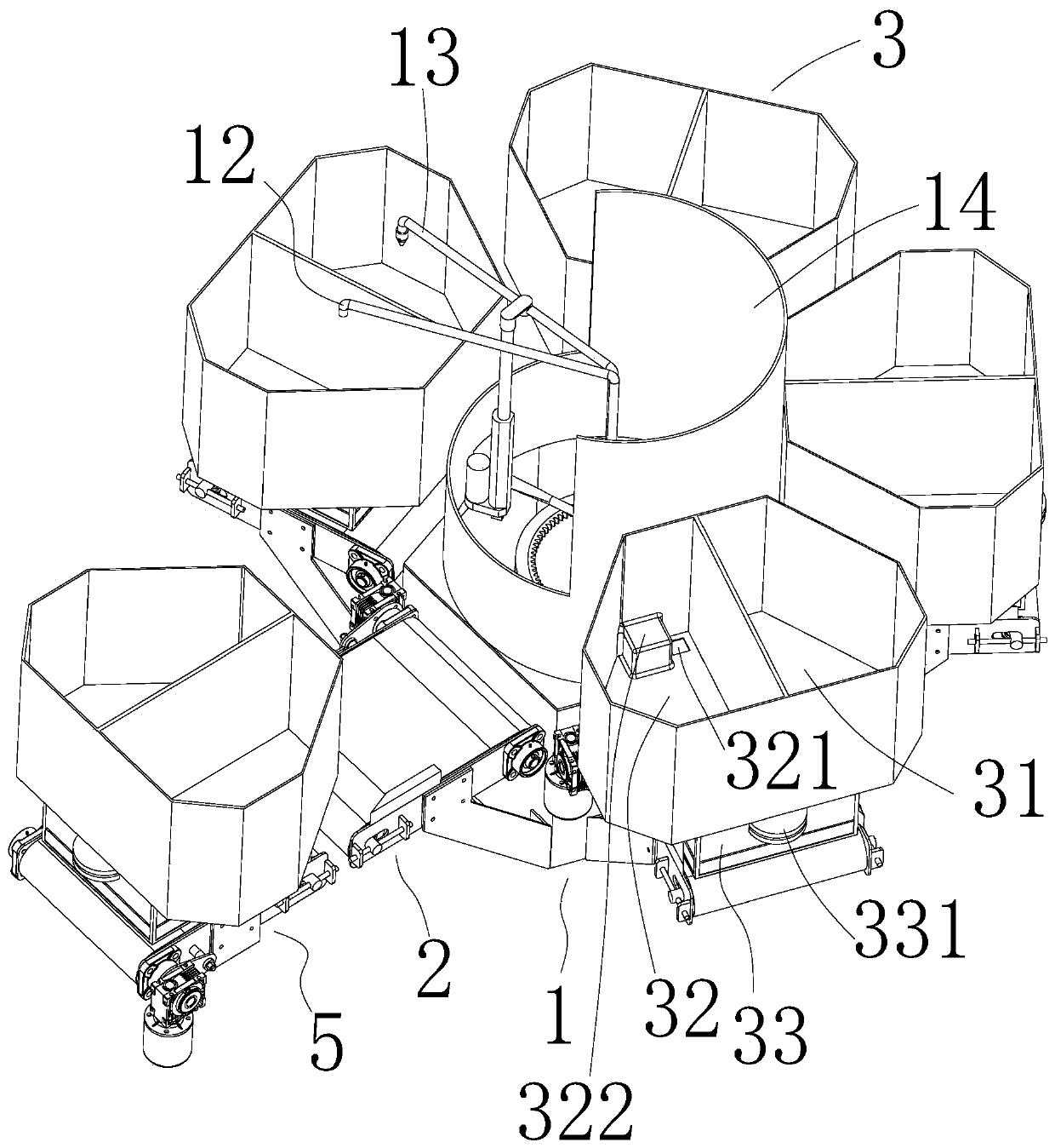 Scrubber water tank battery module rapid replacement platform and working method thereof