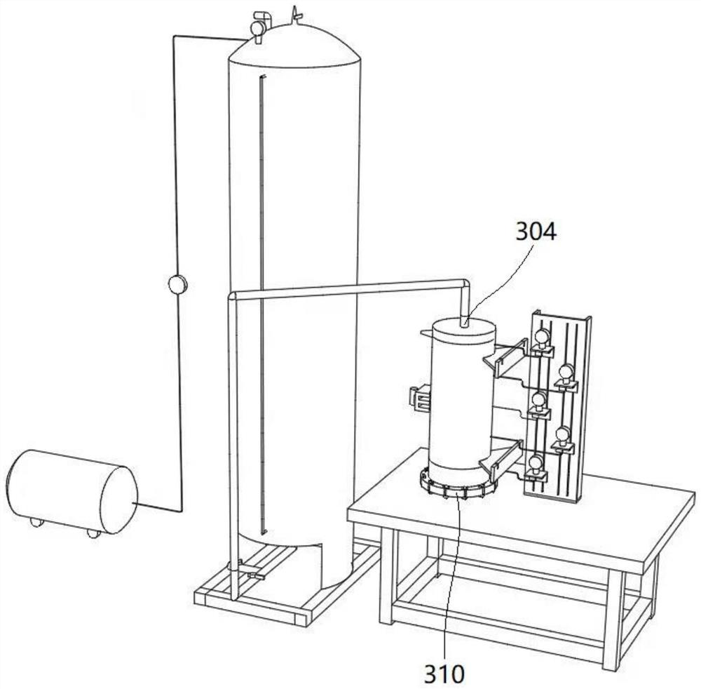 Multi-path dynamic water seepage erosion simulation test device considering disturbance and initial state