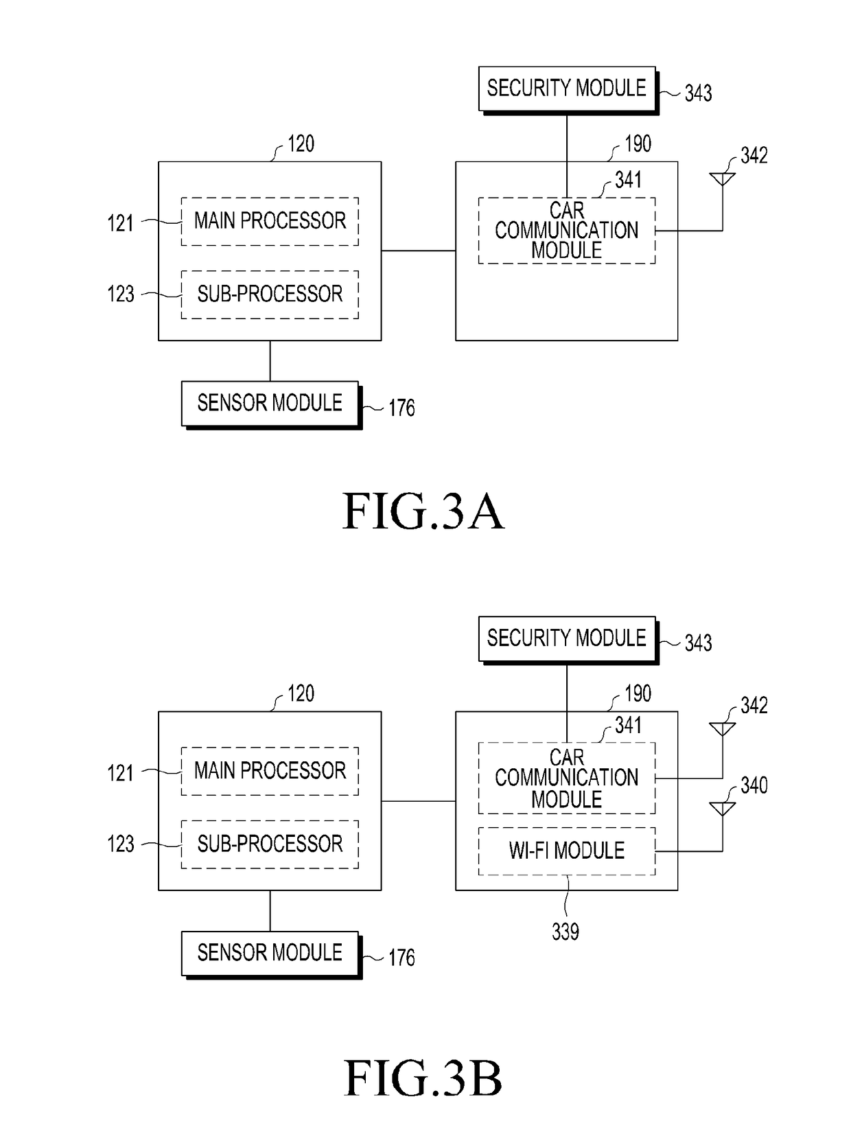 Electronic device for controlling communication circuit based on identification information received from external device and operation method thereof