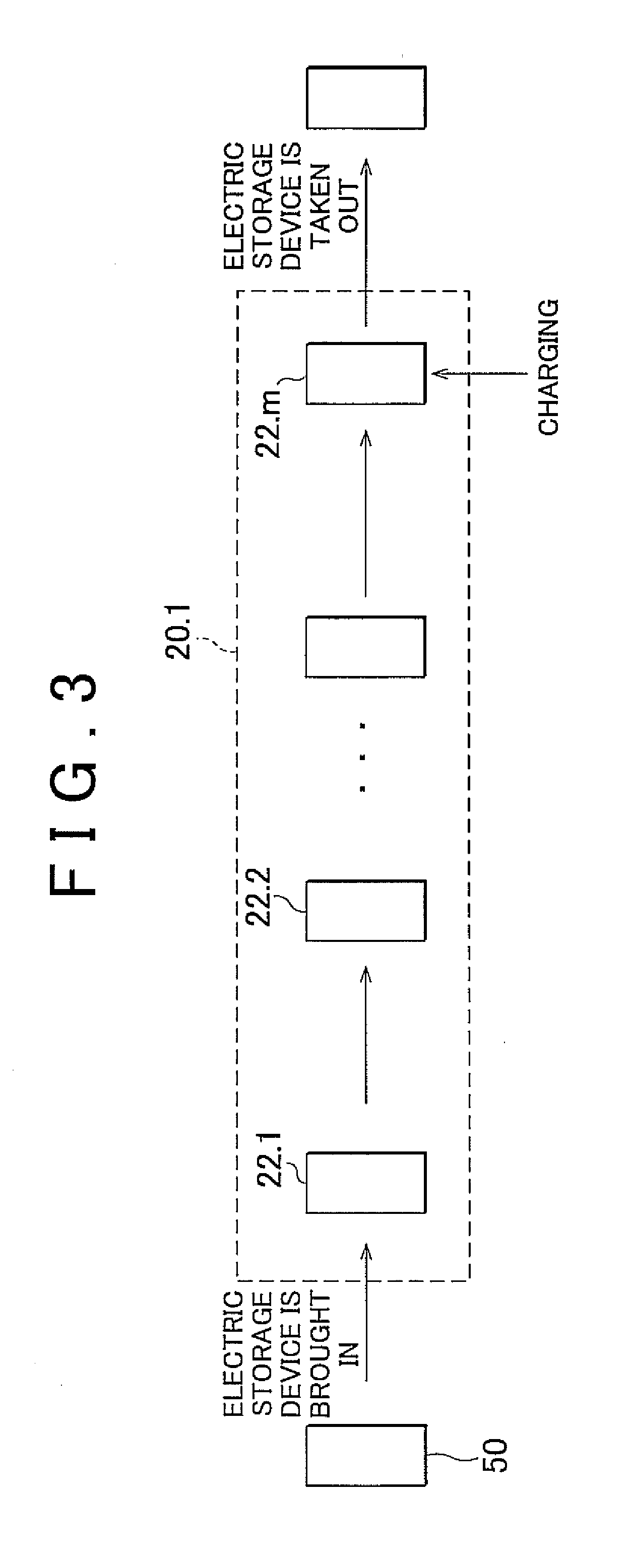 Management system for exchange electric storage devices and management method for exchange electric storage devices