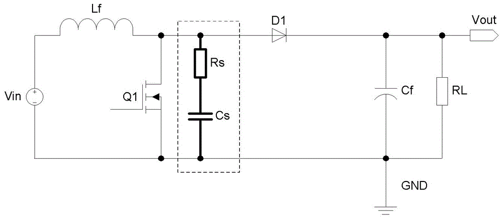 Circuit, switching power supply and LCD drive circuit