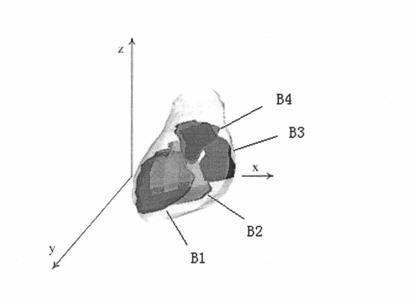 Recursion modelling method of human coronary artery