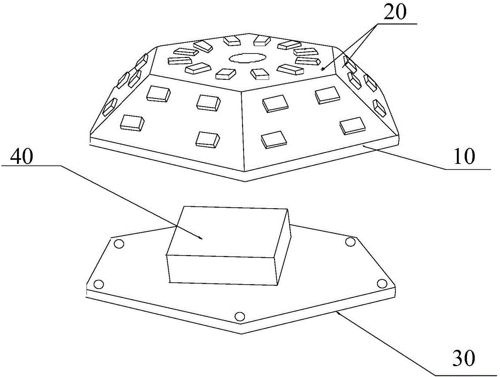 LED light source structure with LED driving function
