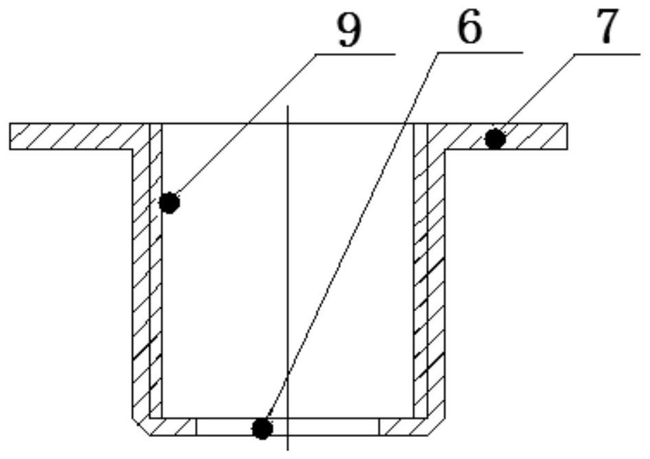 Integral type flat top plate structure of railway vehicle