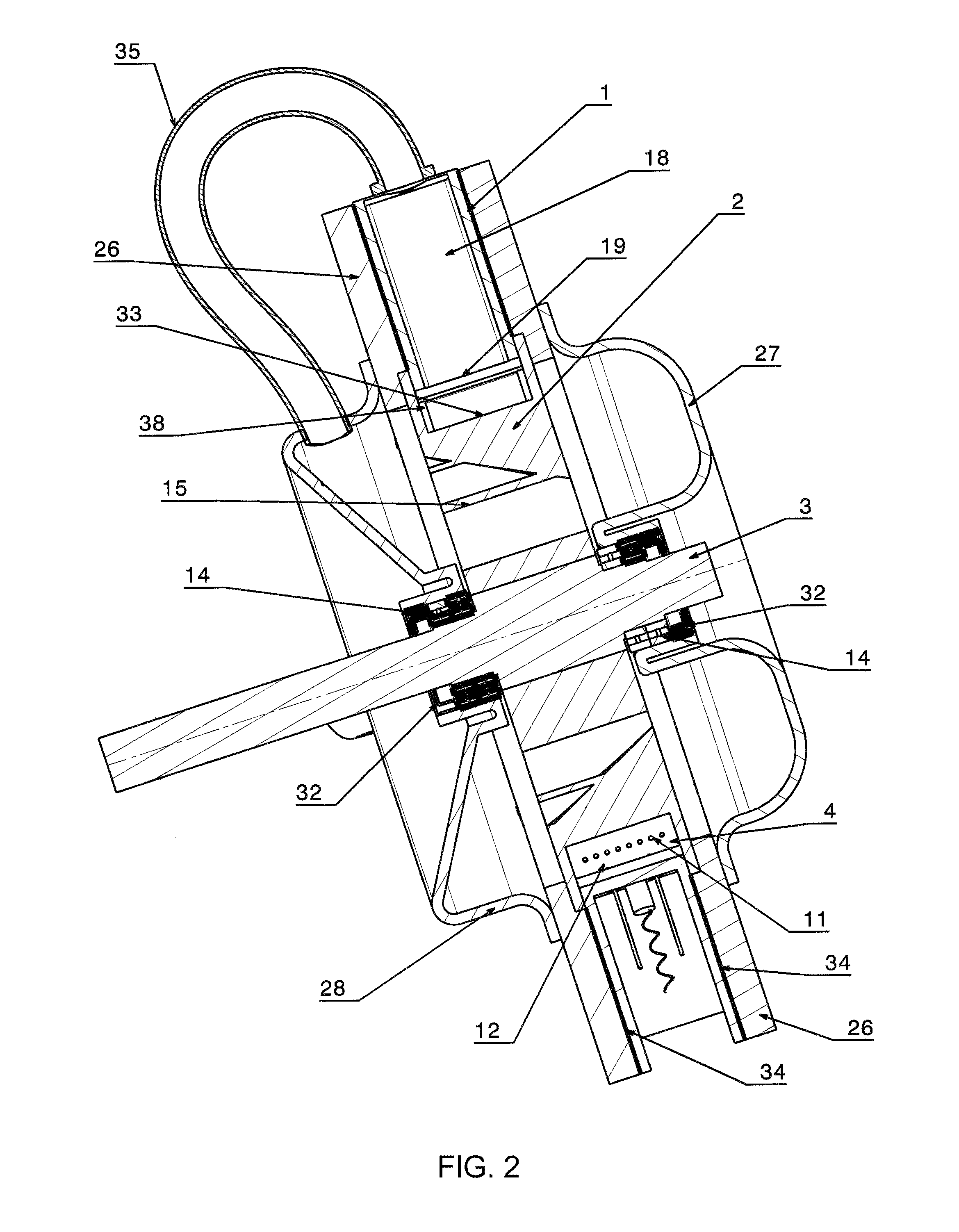 Tangential combustion turbine