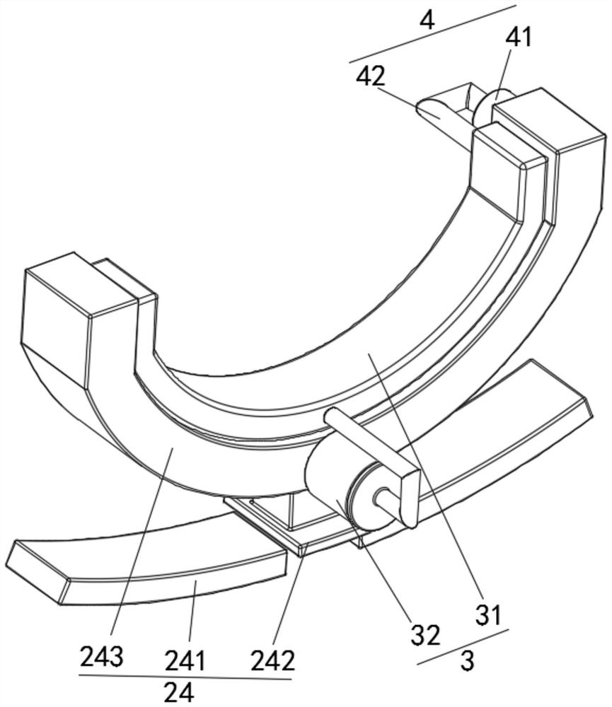 Distance-adjustable supporting device for laser therapeutic instrument