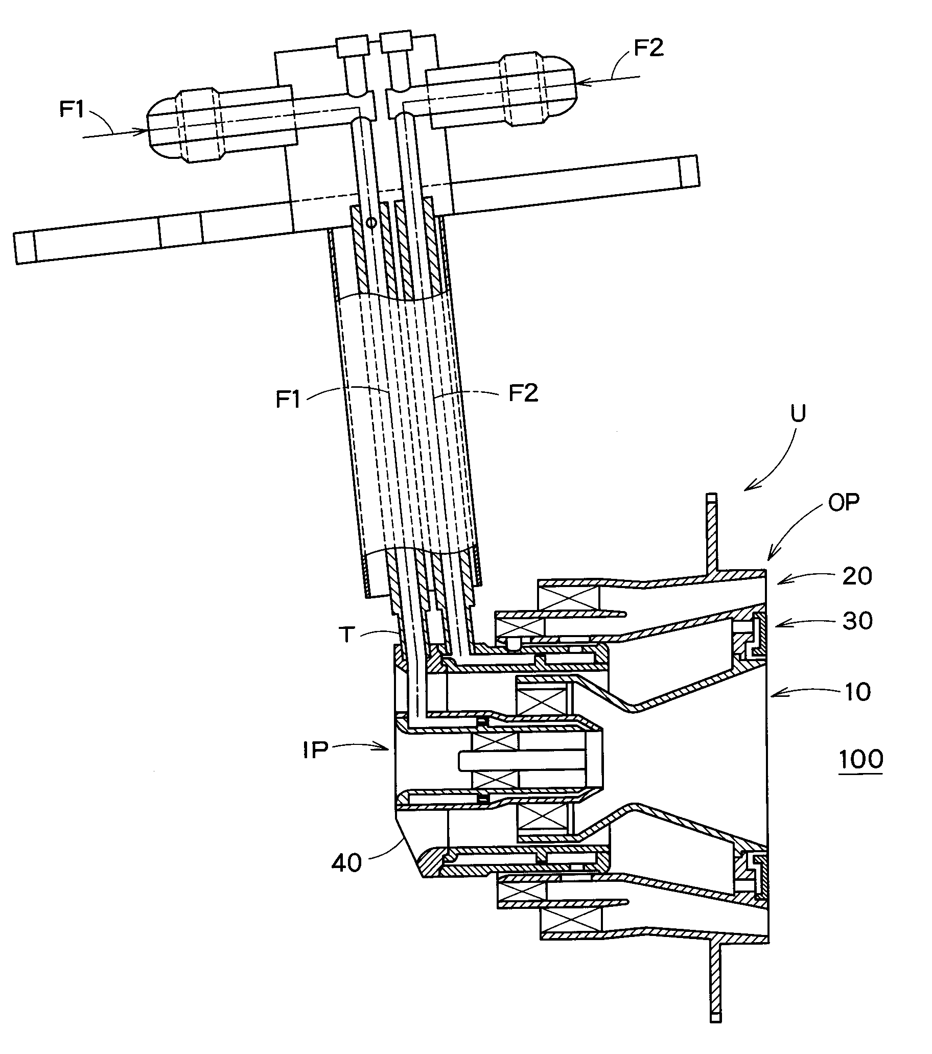 Fuel spraying apparatus of gas turbine engine