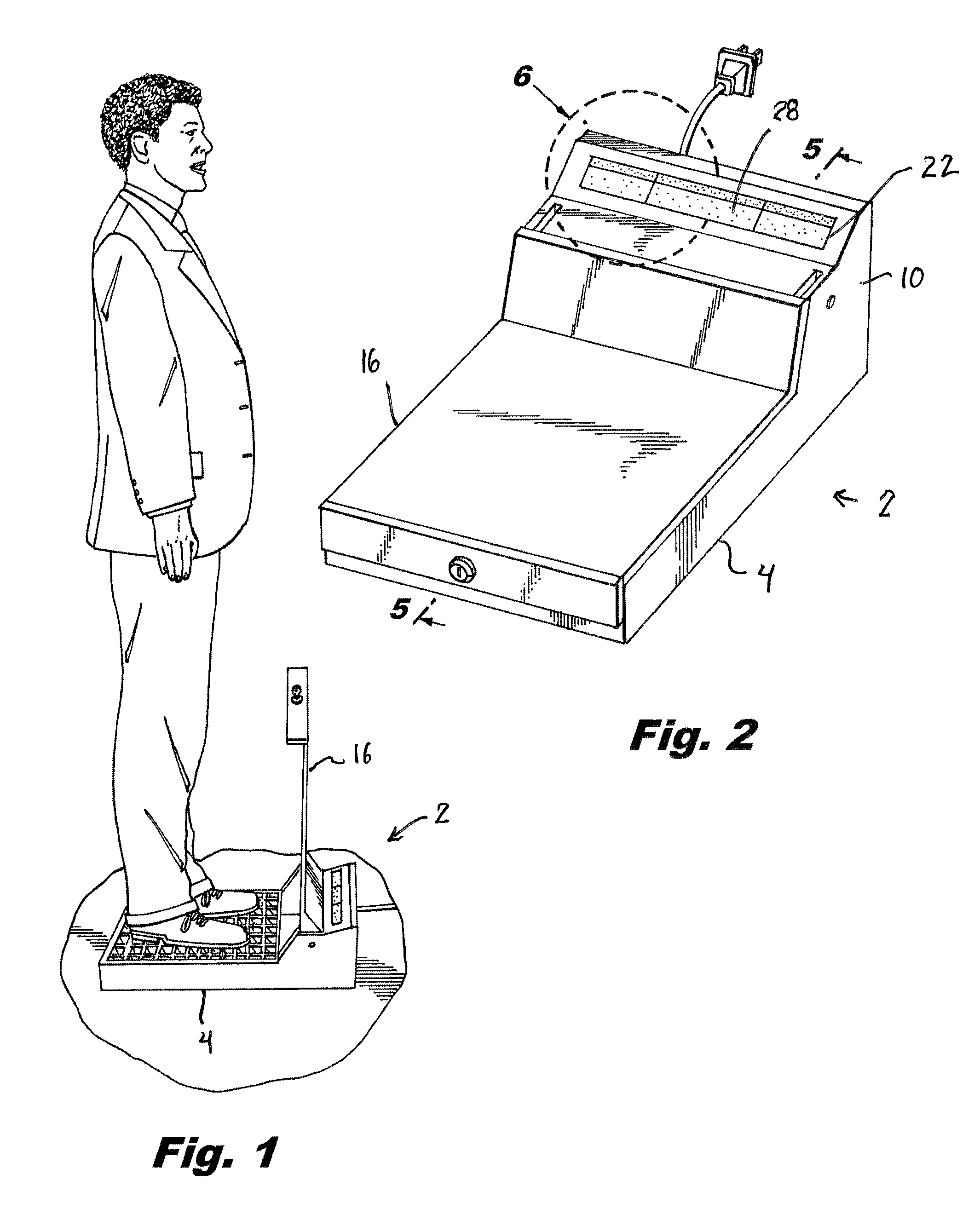 Apparatus for destroying pathogens associated with footwear