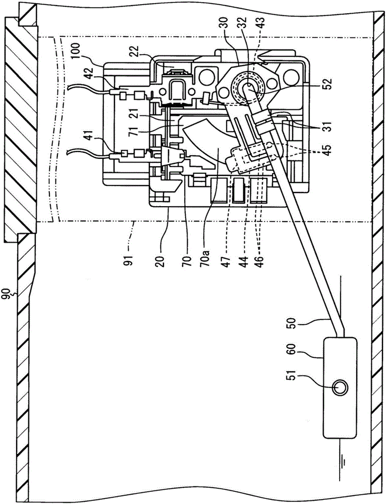 Variable-resistor plate for liquid level detector, variable-resistor plate production method, and liquid level detector