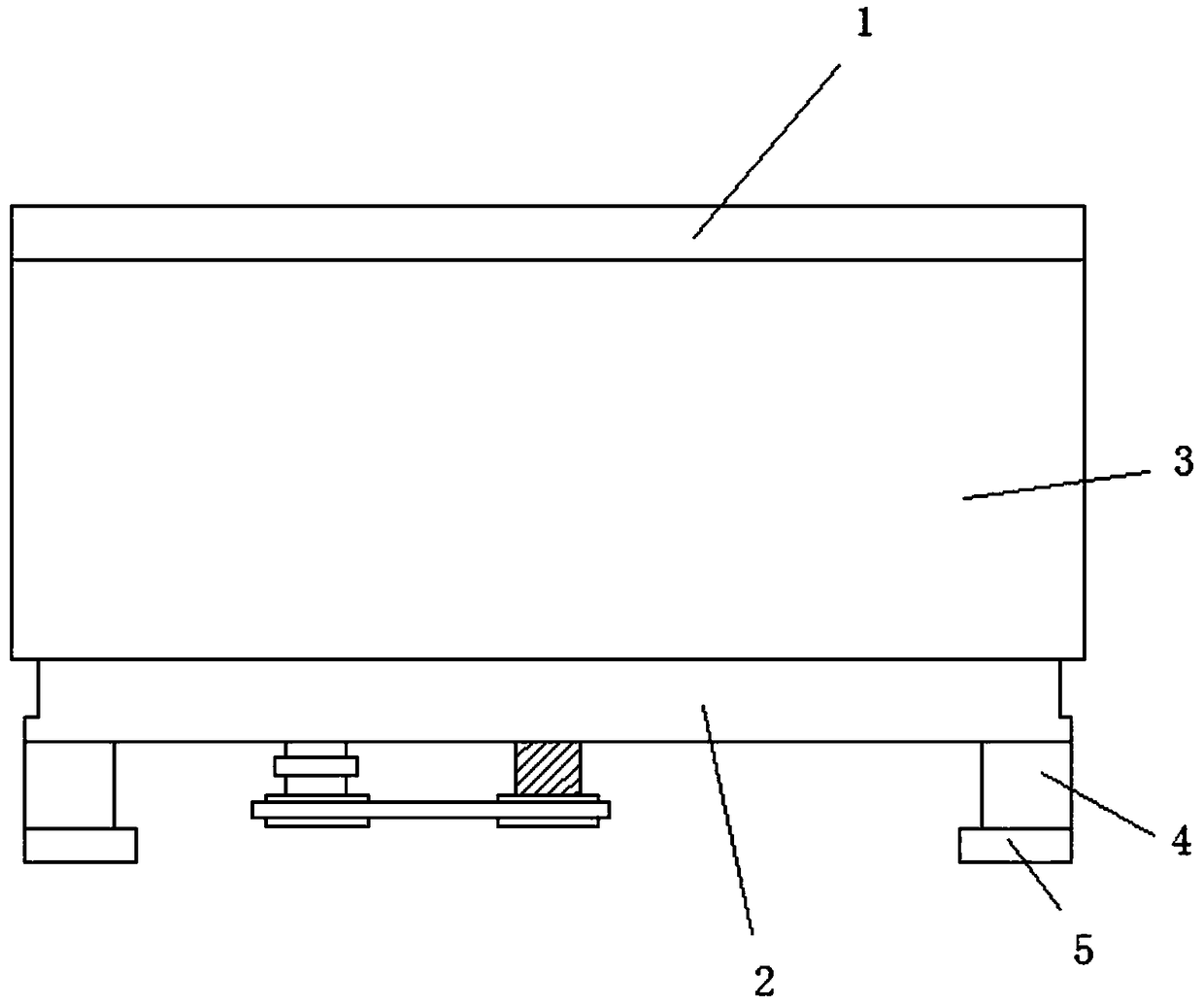 Intelligent home bed realizing omnibearing adjustable height