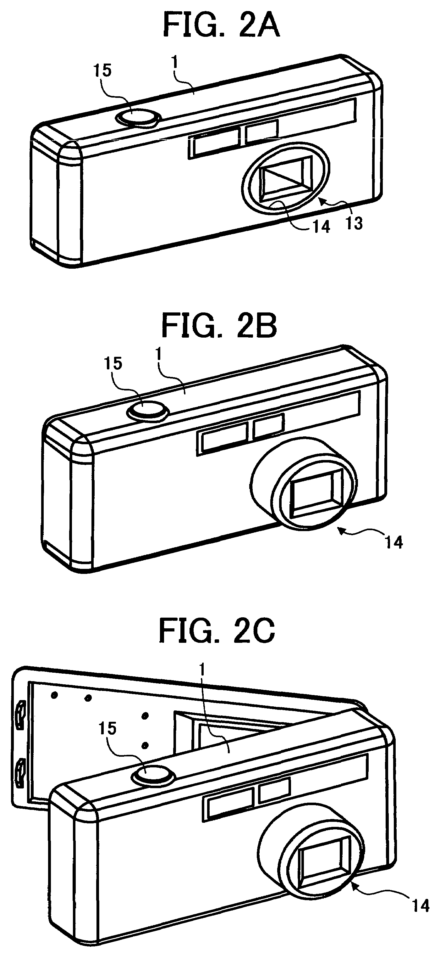 Camera and waterproof camera casing