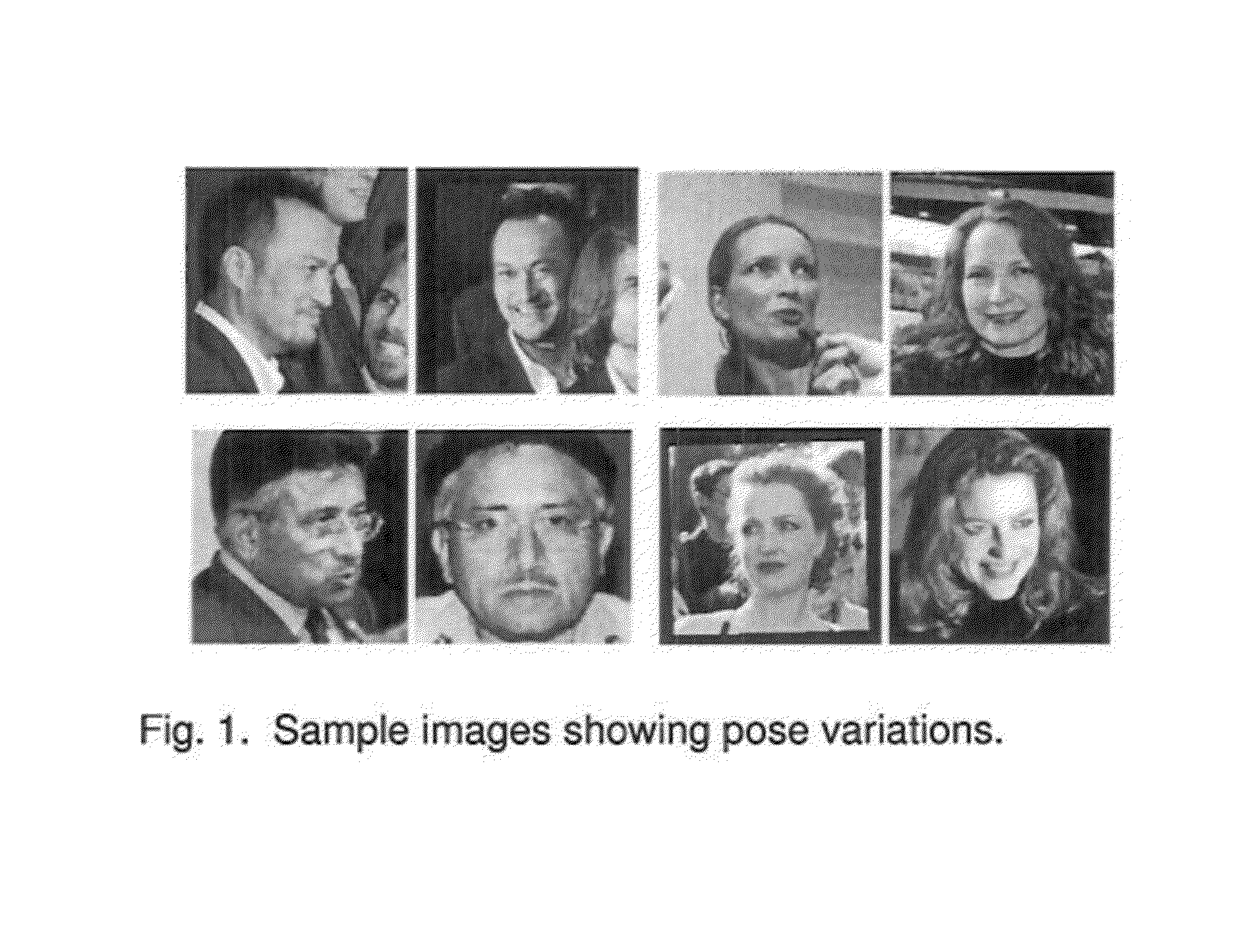 Flexible part-based representation for real-world face recognition apparatus and methods