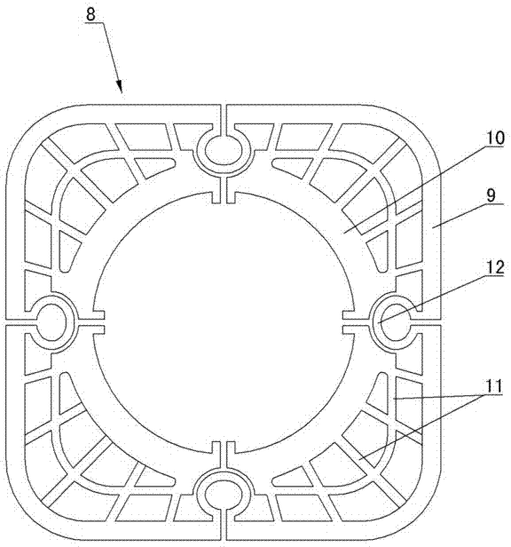 Rotary supporting clamping sealing tank and machining method