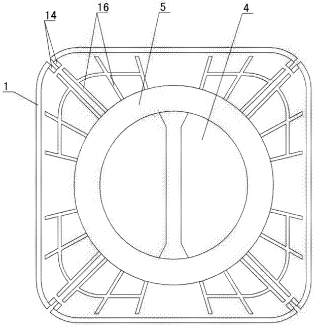 Rotary supporting clamping sealing tank and machining method