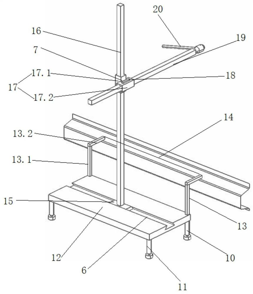 Driver man-machine hard point coordinate acquisition device and method