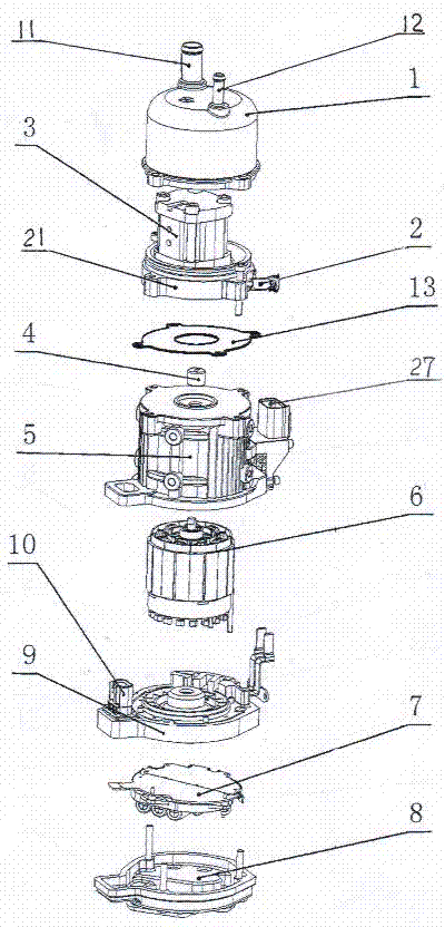 Electric hydraulic pump for vehicle power steering