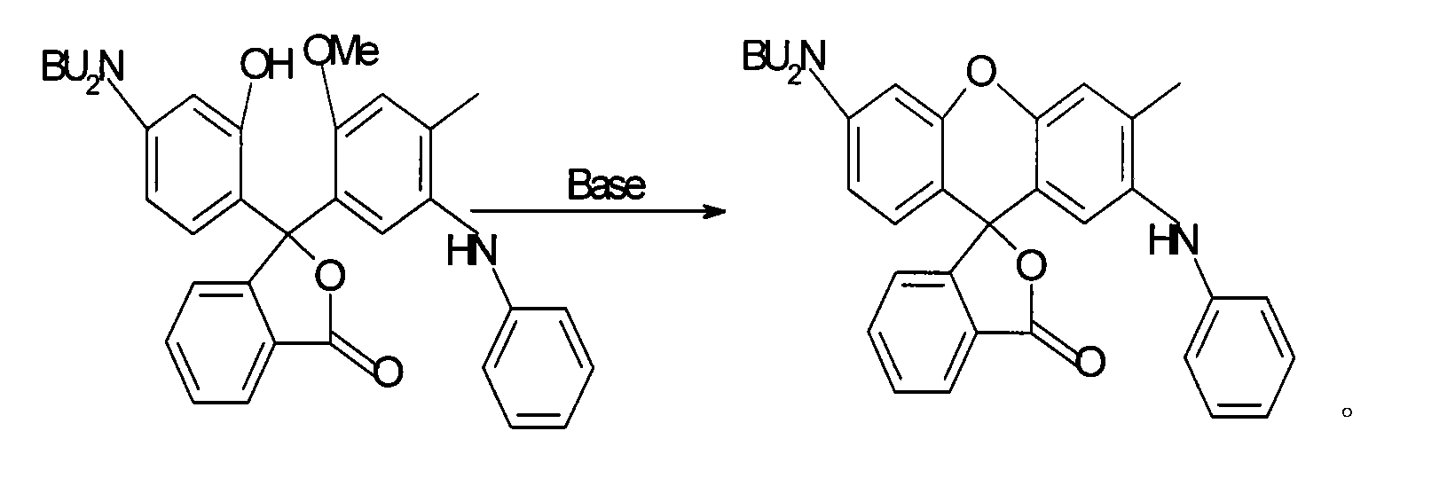 Method for preparing 2-phenylamino-6-dibutylamino-3-methyl fluoran