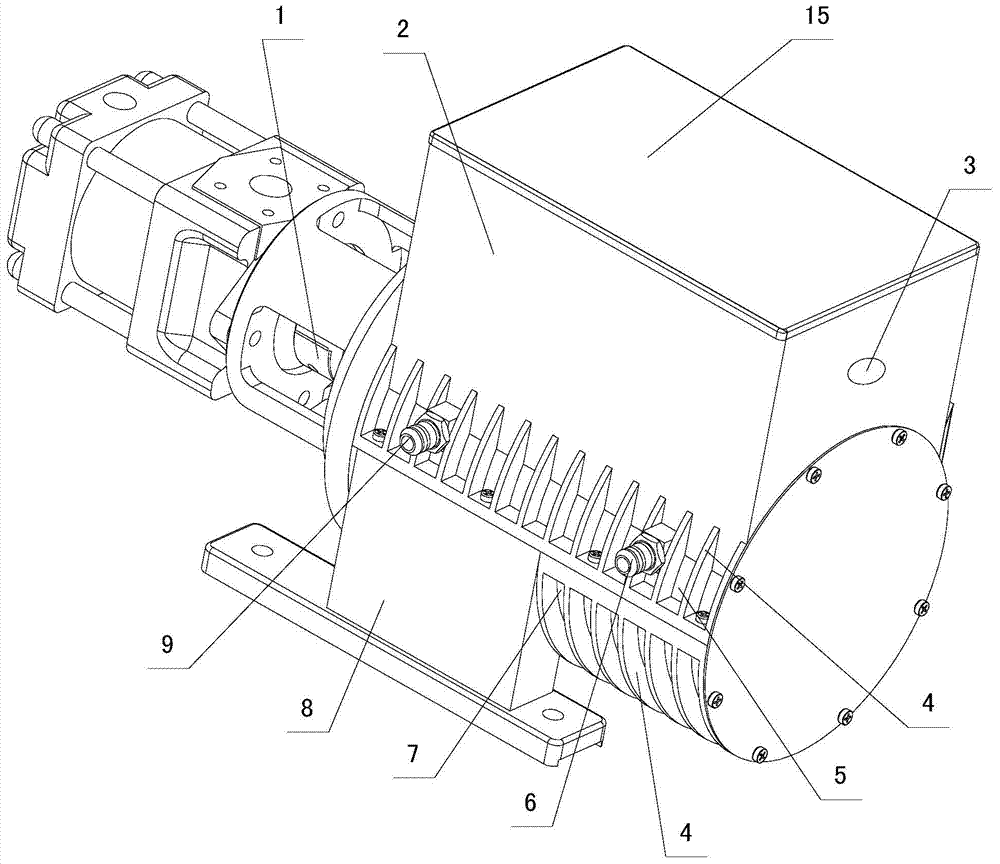 Integrated servo motor