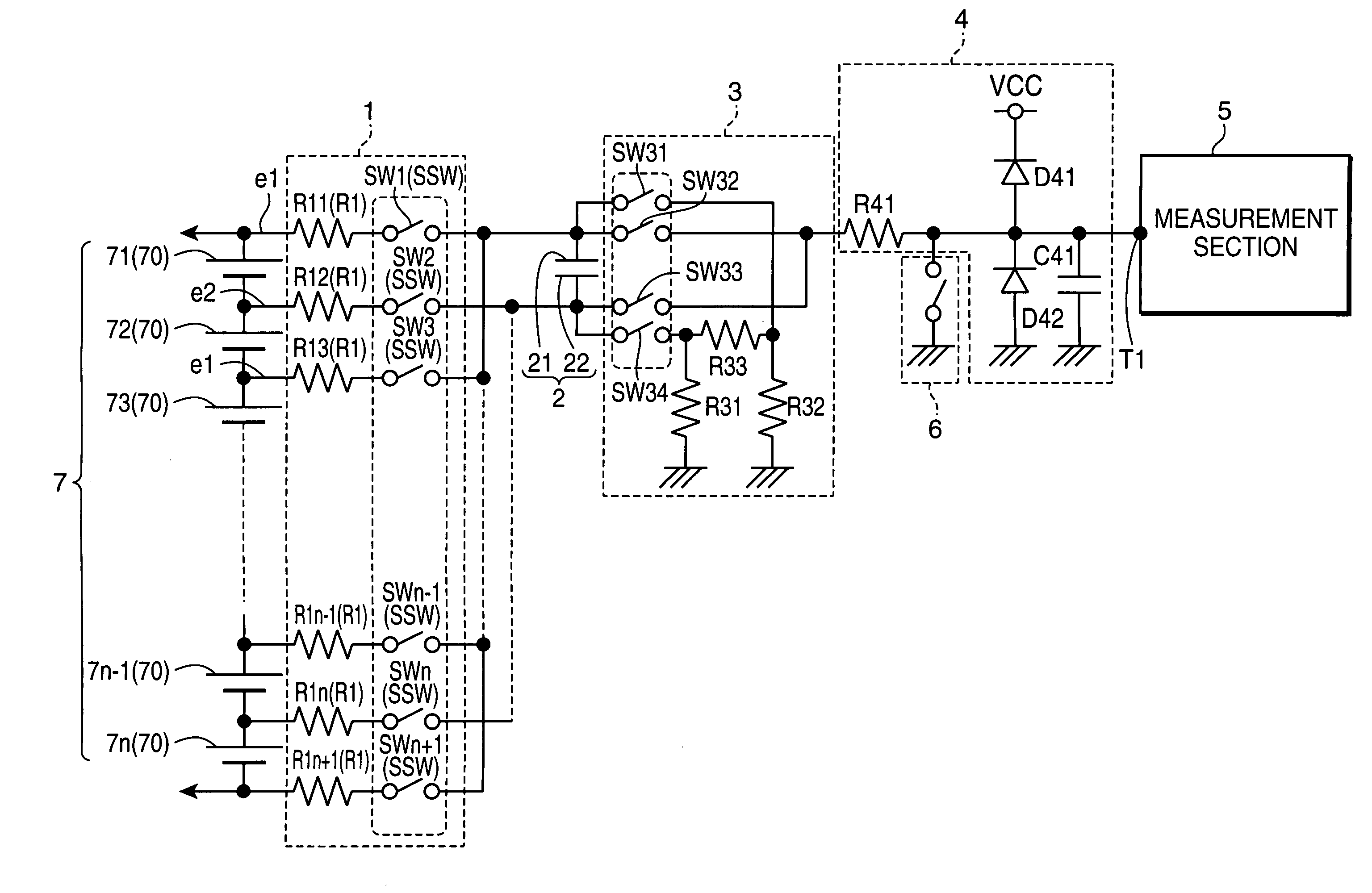 Voltage measurement apparatus and electrically-driven tool
