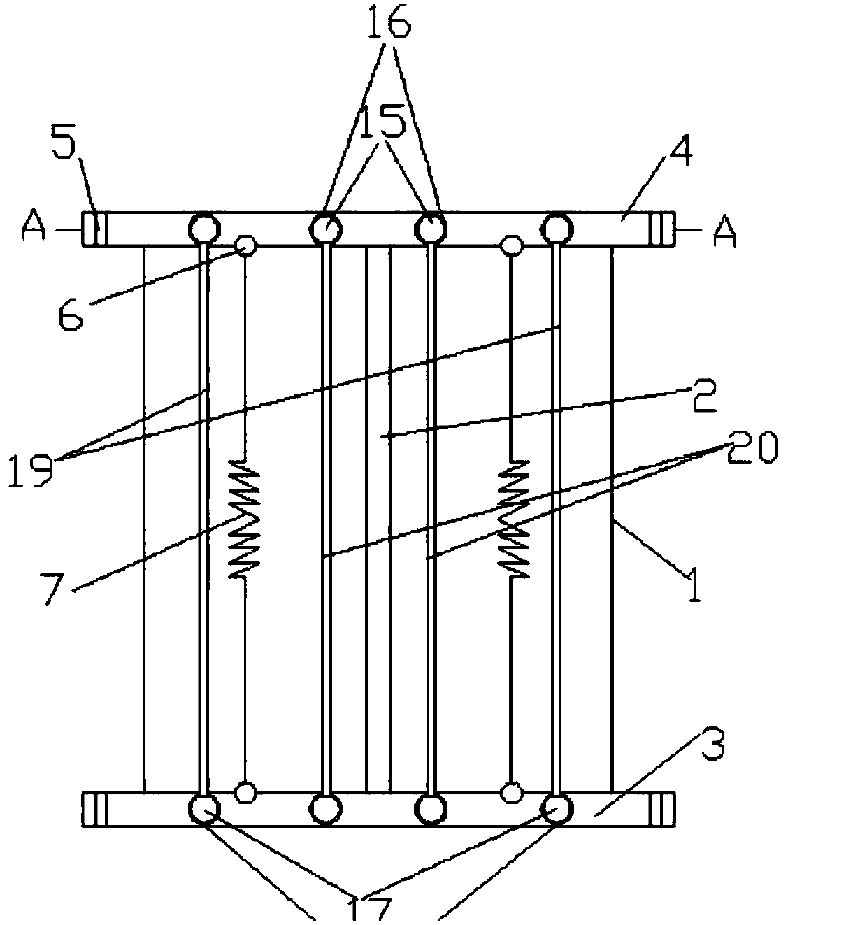 Civil engineering aseismic structure and method thereof