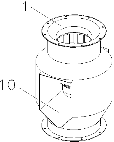Axial-flow type centrifugal fan