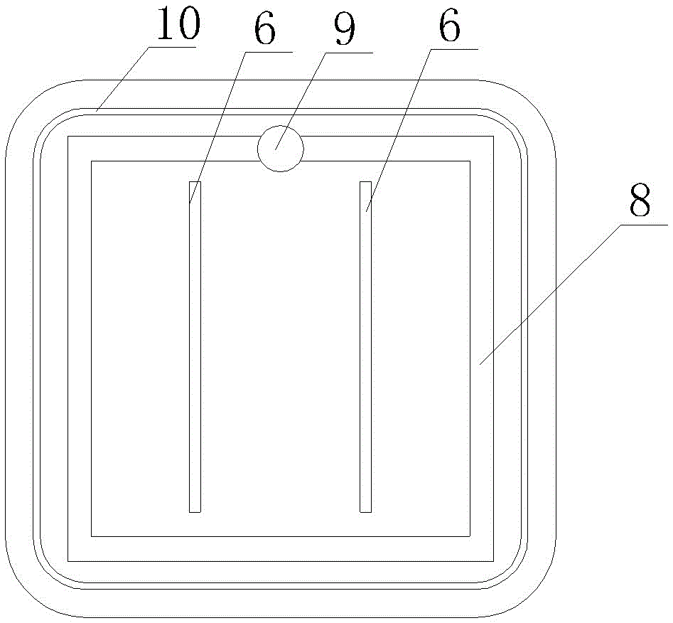 Two-channel water-cooling structure of computer cpu