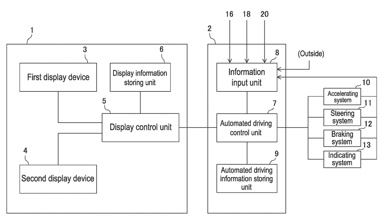 Vehicle image display system and method