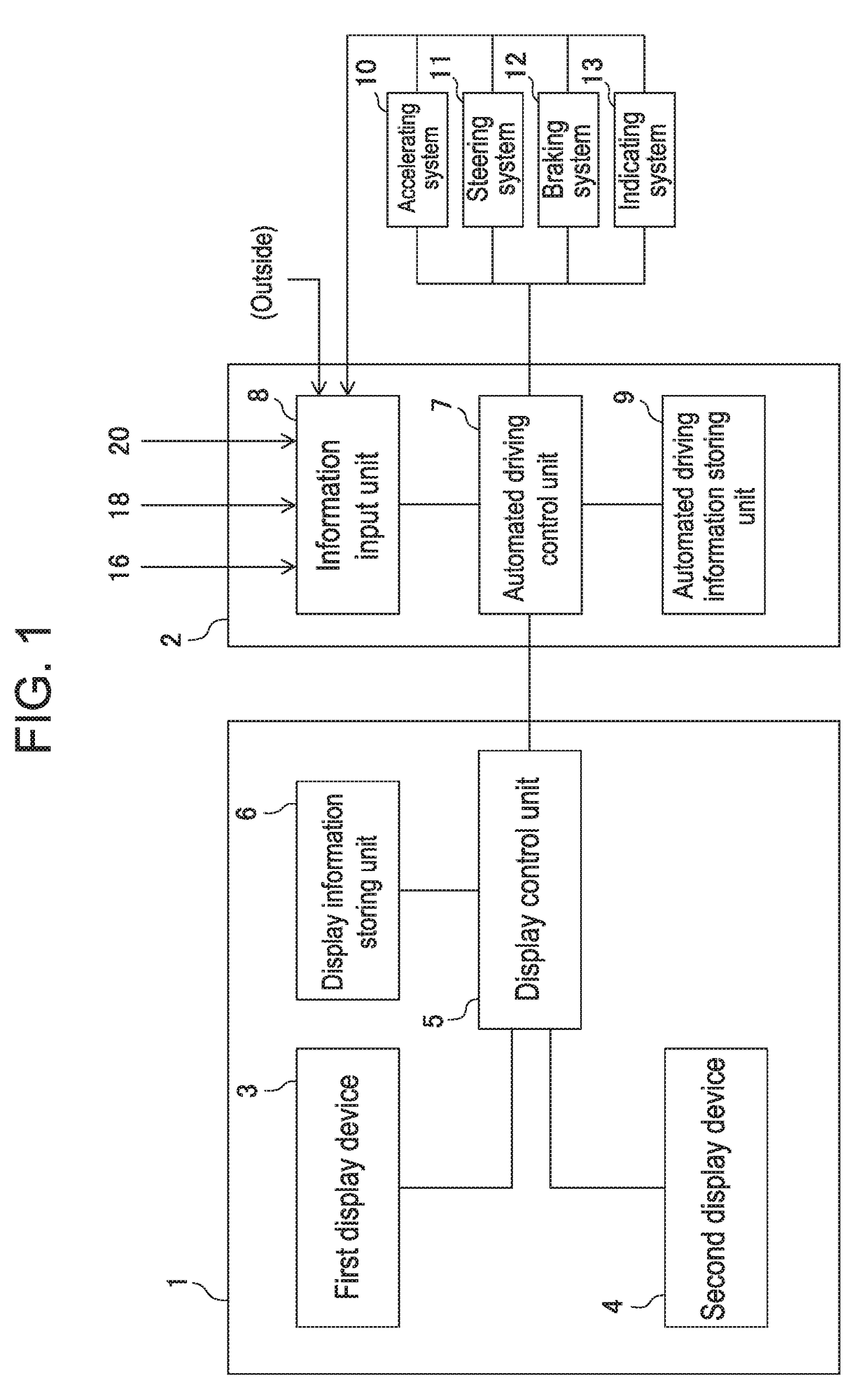 Vehicle image display system and method