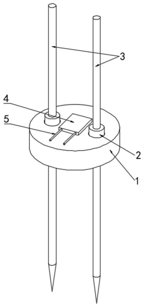 Bipolar electrocoagulation device for stereotactic surgery