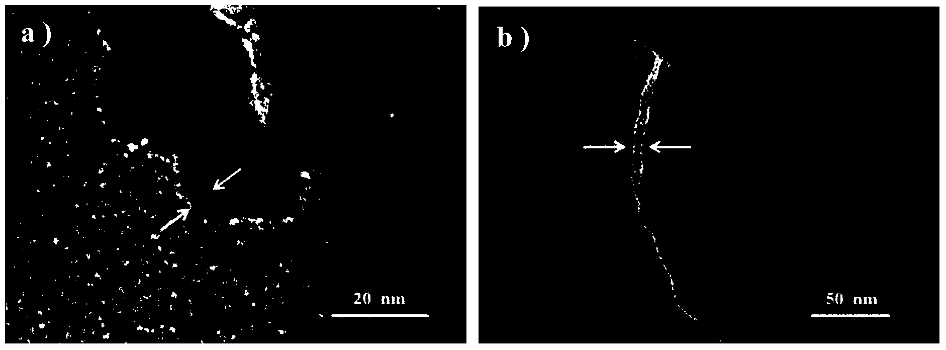 Preparation method of epoxy composite material with low packing content, high thermal conductivity and ternary nano/micro structure