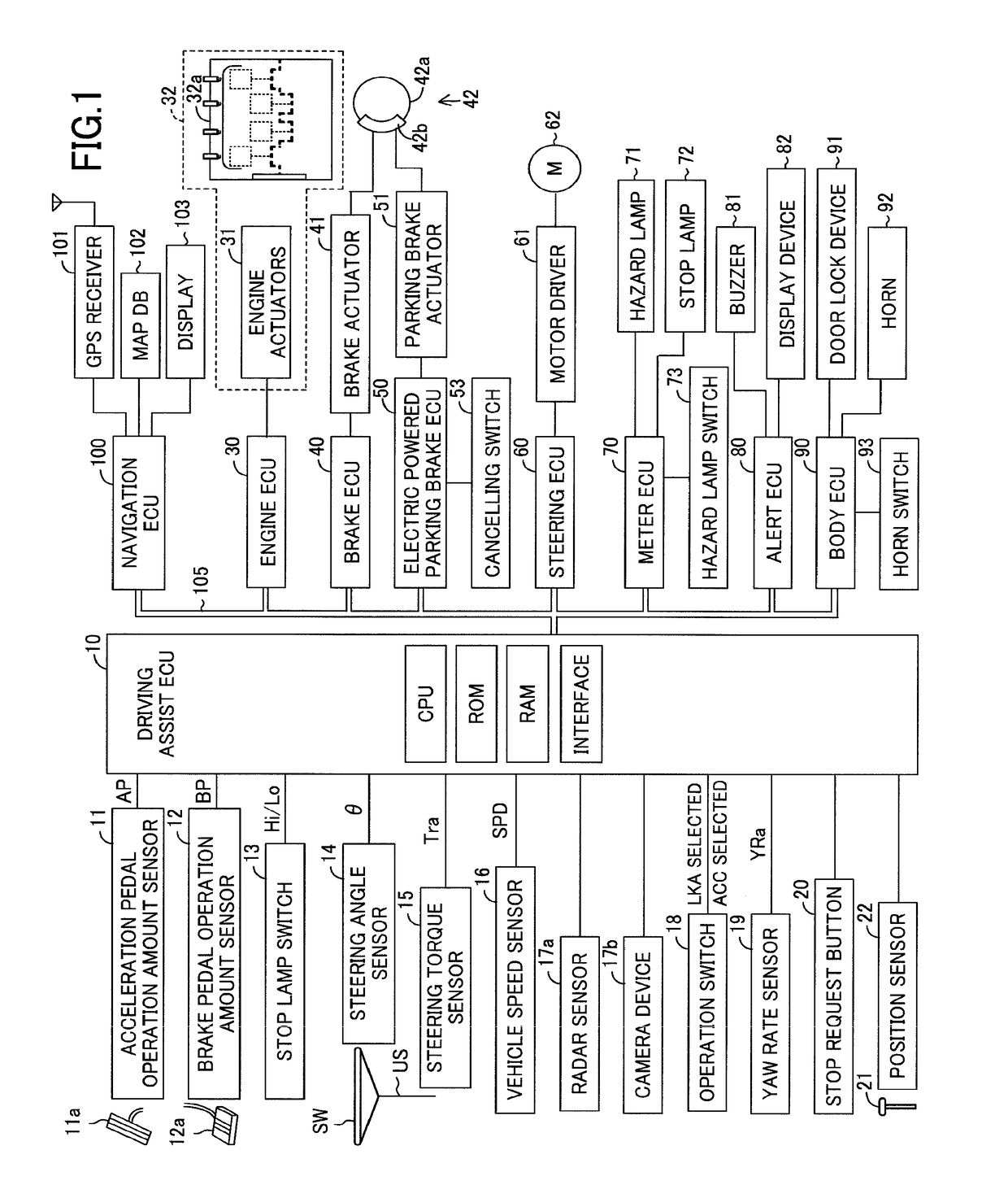 Vehicle traveling control apparatus